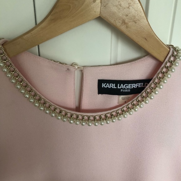 Karl Lagerfeld Shift Dress - Size 6 - Picture 2 of 4